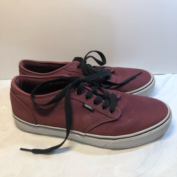 Vans Sneakers Men’s Size 11 Burgundy - Picture 11 of 12